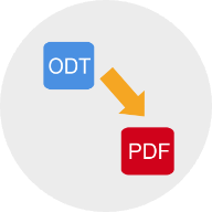 Dir ODT to PDF